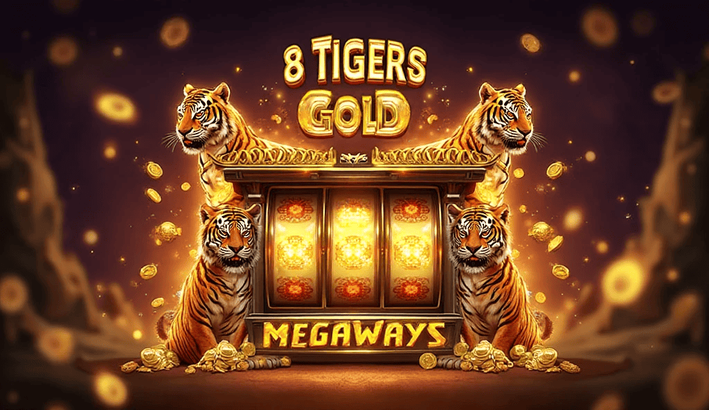 Kejar Harta Besar di Slot 8 Tigers Gold™Megaways™ Skywind